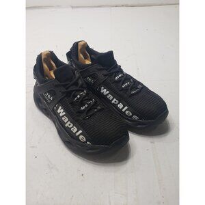 Wapales Men’s Black Steel Toe Safety Work Knit Comfort Sneakers Size 11